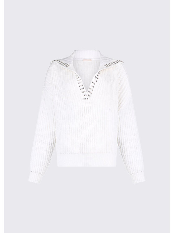 Liu Jo Liu Jo Maglione WA6023MA77R10701 Bianco Regular Fit