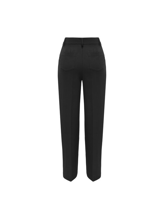 La Mania La Mania Spodnie garniturowe PLEASE Czarny Classic Fit