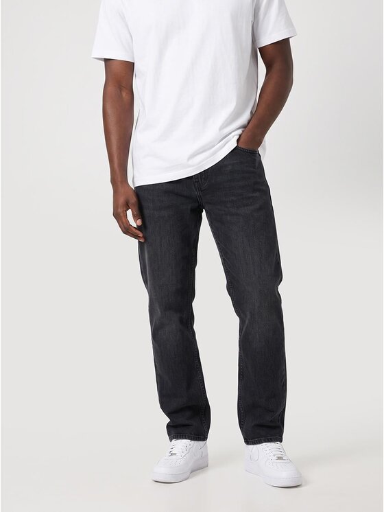 Urban City Urban City Jeansy Klasyczne 131766 Czarny Regular Fit