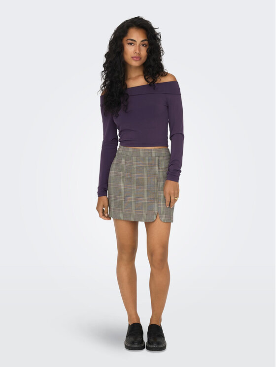 ONLY ONLY Bluză 15302593 Violet Slim Fit
