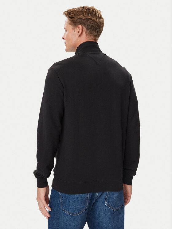 Tommy Hilfiger Tommy Hilfiger Majica dugih rukava MW0MW45650 Crna Regular Fit