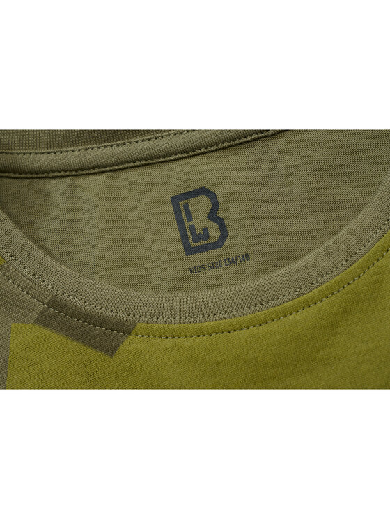Brandit Brandit T-Shirt 6017.125.134-140 Zielony Regular Fit