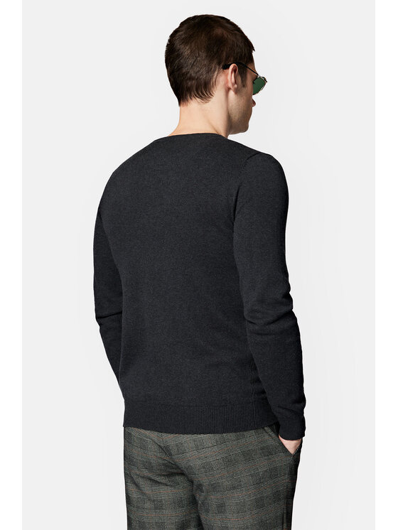 Lancerto Lancerto Sweter Tony SW073223000072 Szary Regular Fit