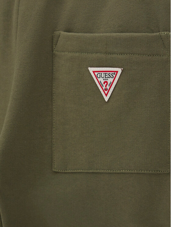 Guess Guess Pantaloni da tuta L6BB13 K8107 Verde Regular Fit