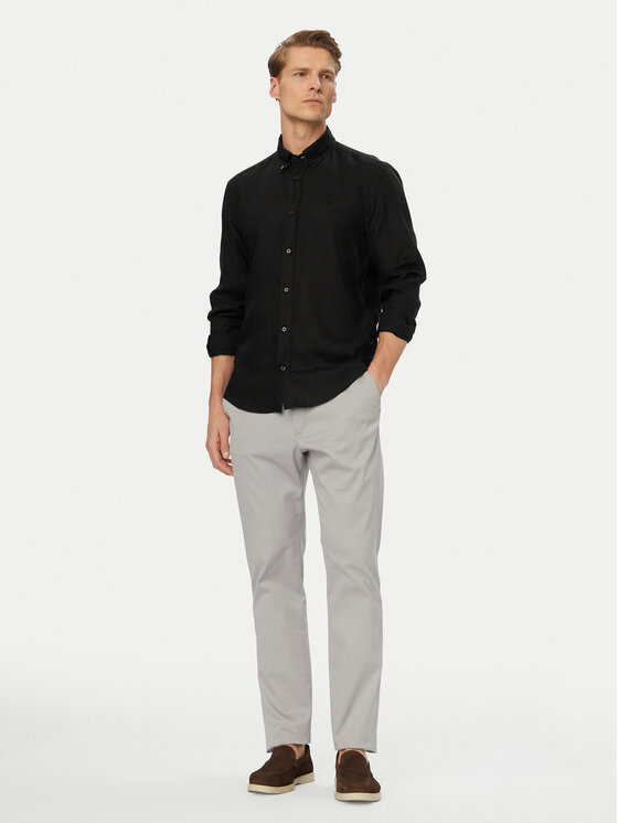 BOSS BOSS Krekls H-Liam 50556077 Melns Regular Fit