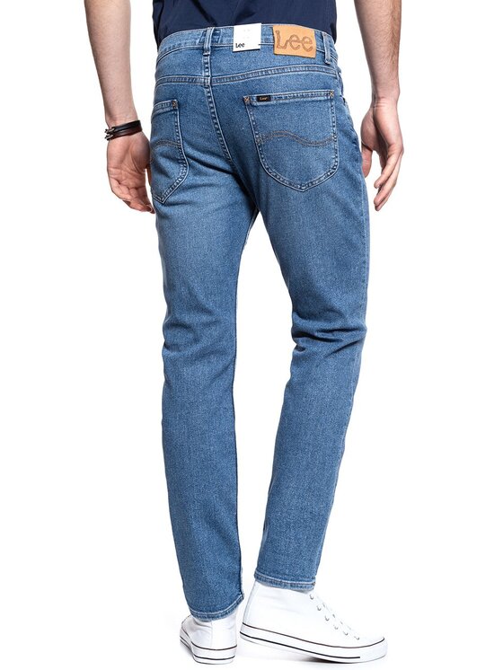 Lee Lee Jeans RIDER CROPPED Blu Slim Fit