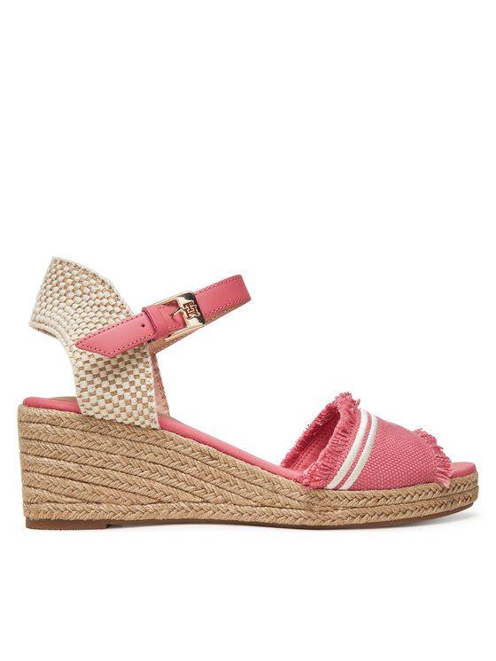 Tommy Hilfiger Tommy Hilfiger Espadrile Fringe Canvas Medium Wedge FW0FW08879 Roz