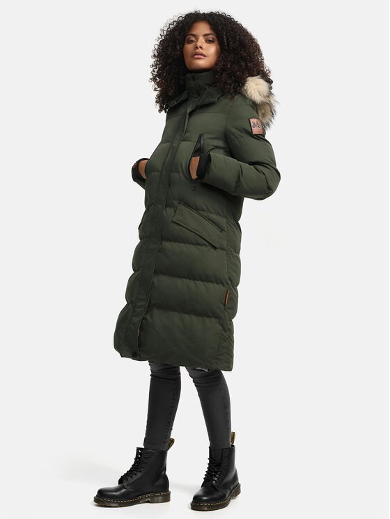 Marikoo Marikoo Kurtka zimowa Schneesternchen Zielony Regular Fit