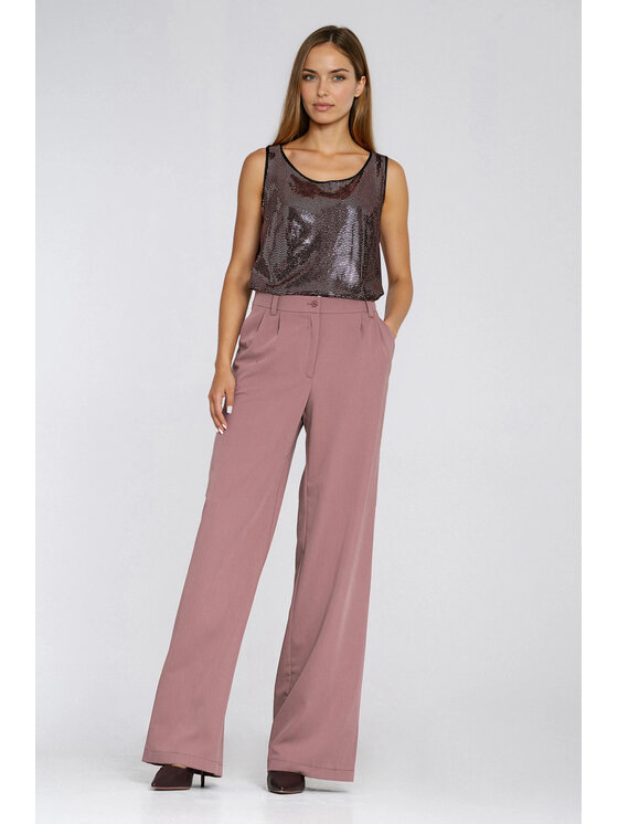 NIFE NIFE Halenka B219 Měděná Regular Fit