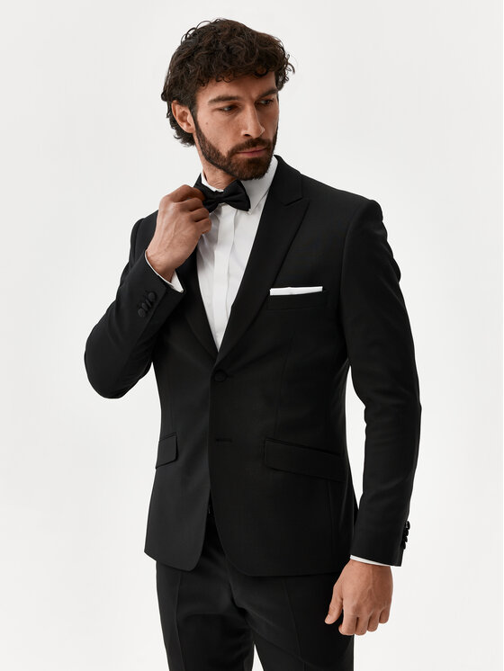 Evenemen Evenemen Garnitur Kast Ceremony Czarny Slim Fit