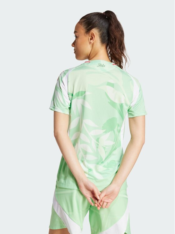 adidas adidas Koszulka techniczna Italy 25 (Women's Team) Away Authentic Jersey Zielony Regular Fit