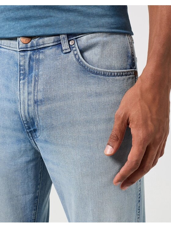 Wrangler Wrangler Jeansy Larston Niebieski jasny Slim Fit