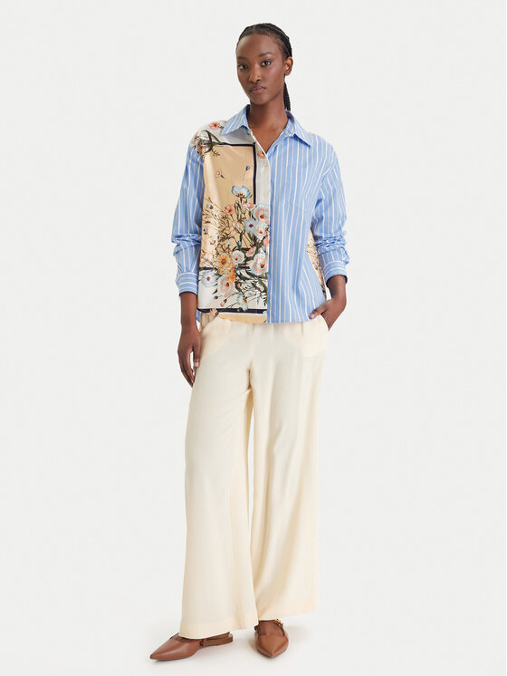 Liu Jo Liu Jo Camicia WA6383 T2555 Blu Regular Fit