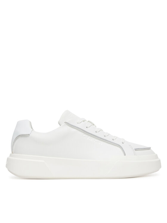 Calvin Klein Calvin Klein Αθλητικά Chunky Cupsole Lace Up Lth Pinch YM0YM01454 Λευκό