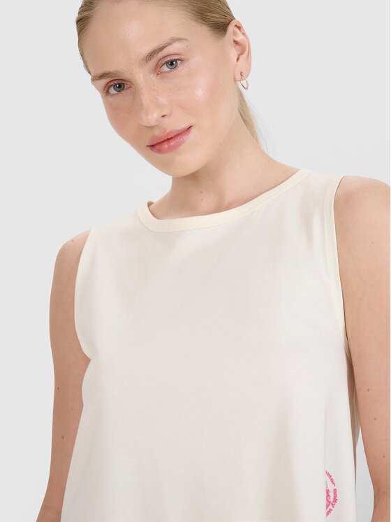 4F 4F Top 4FWSS25TSLEF118-11S Biela Regular Fit