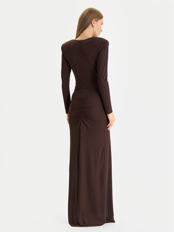 Gaudi Gaudi Sukienka wieczorowa 521FD14008 Brązowy Slim Fit