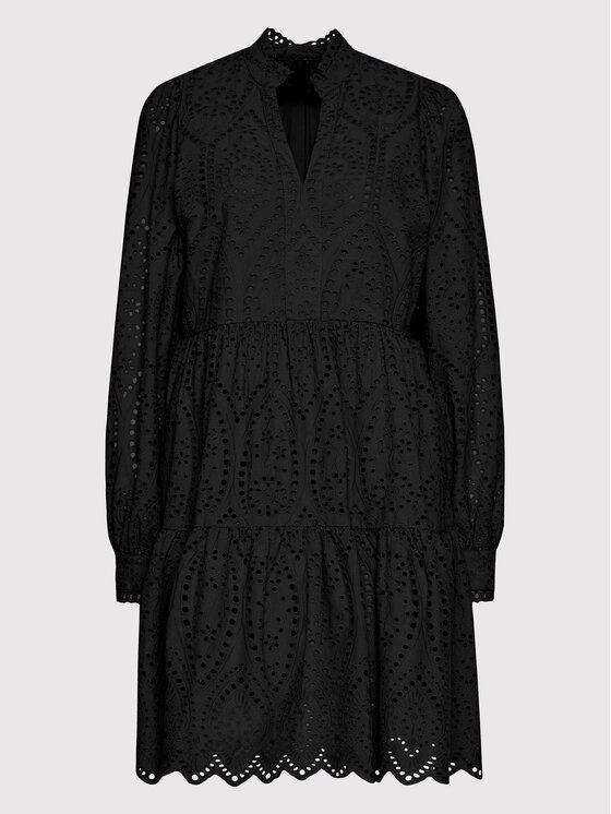 YAS YAS Kleid für den Alltag Holi 26027162 Schwarz Relaxed Fit