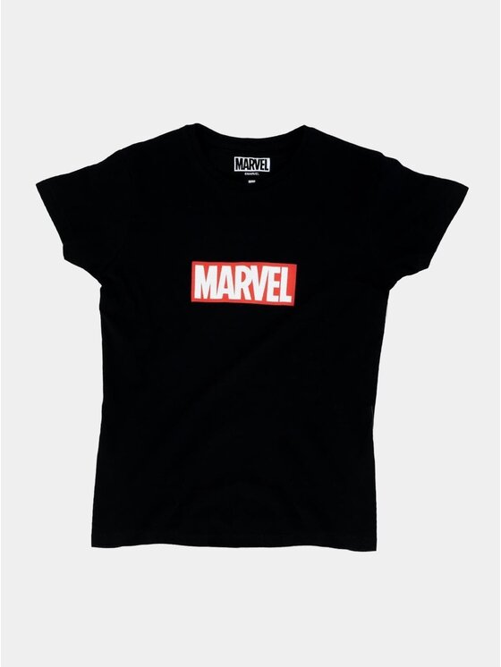 Marvel Marvel T-Shirt 96174 Czarny Regular Fit