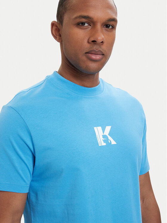 Karl Lagerfeld Jeans Karl Lagerfeld Jeans T-shirt A1M17044 Blu Regular Fit