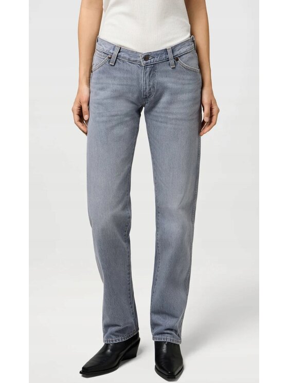 Wrangler Damskie Jeansy, rozmiar 27/30, Szare, Low Rise Cowboy Jean