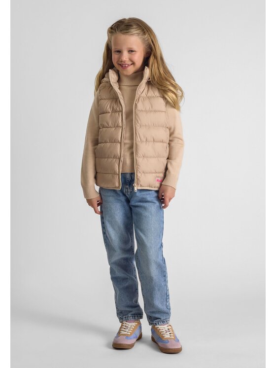 minoti minoti Kamizelka 18GILET 3 Beżowy Regular Fit