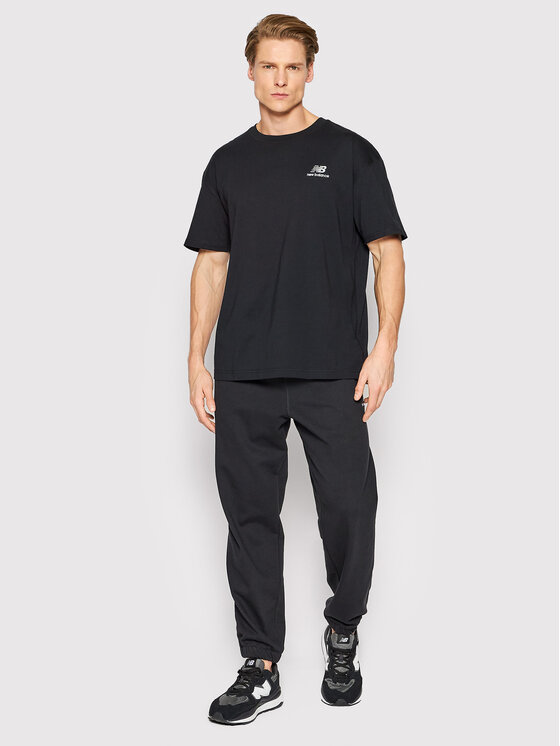 New Balance New Balance T-shirt Unisex UT21503 Nero Relaxed Fit
