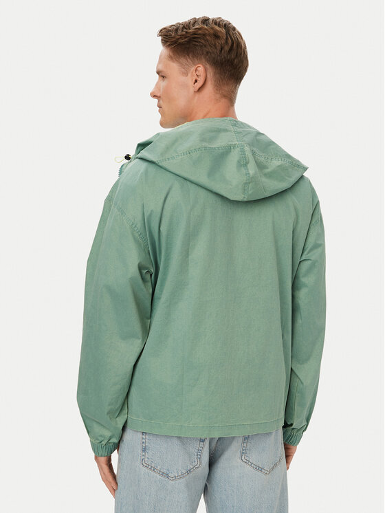 Converse Converse Μπουφάν μεταβατικό Double Pocket 10021097-A03 Πράσινο Regular Fit