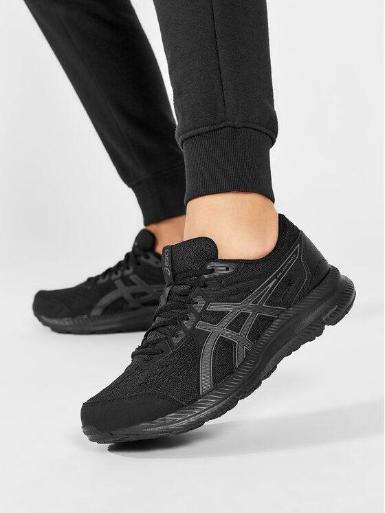 Asics Buty do biegania Gel Contend 8 1011B492 Czarny Modivo.pl