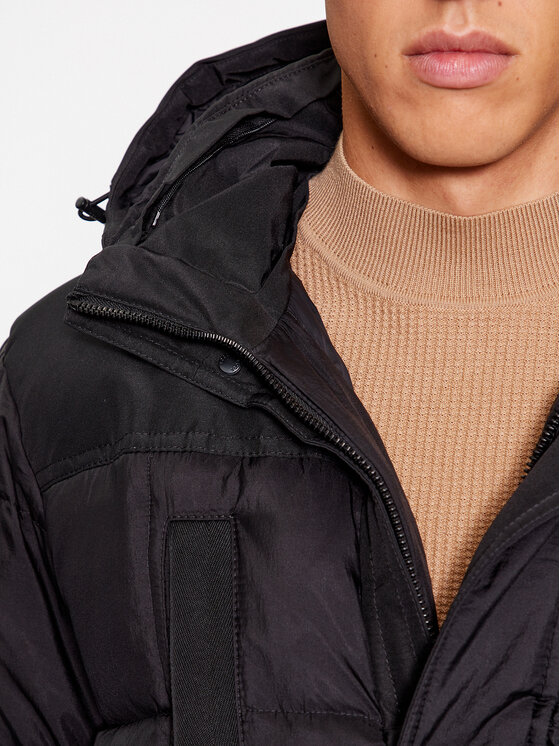 BOSS BOSS Зимова куртка Olomi 50498233 Чорний Regular Fit
