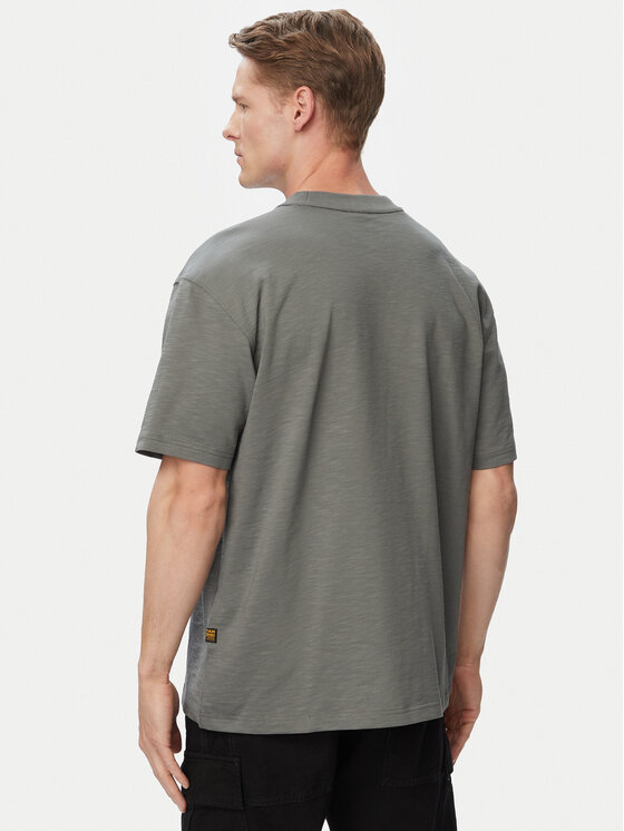 G-Star Raw G-Star Raw Marškinėliai Slub D28889-E512 Chaki Regular Fit