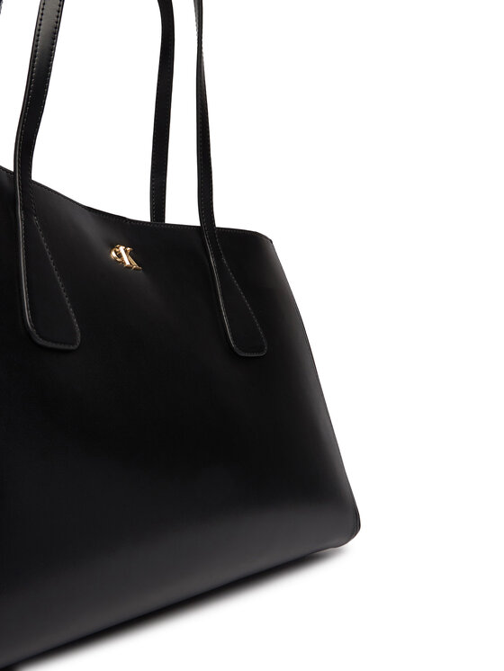 Calvin Klein Calvin Klein Borsetta Ck Snap Large Tote LV04F3502G Nero