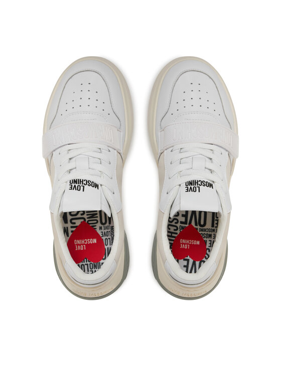 LOVE MOSCHINO LOVE MOSCHINO Sneakersy JA15395G1IINF10A Biały