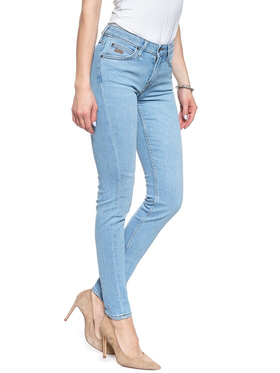 Lee Lee Jeansy SCARLETT Niebieski Skinny Fit