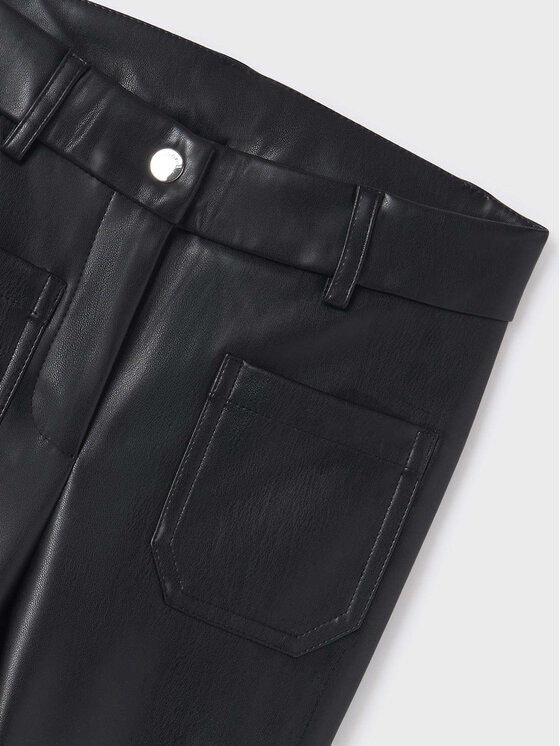 Mayoral Mayoral Lederhose 7.508 Schwarz Regular Fit