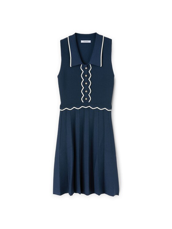 Motivi Motivi Abito da cocktail 7615W001396N0Z4 Blu Regular Fit