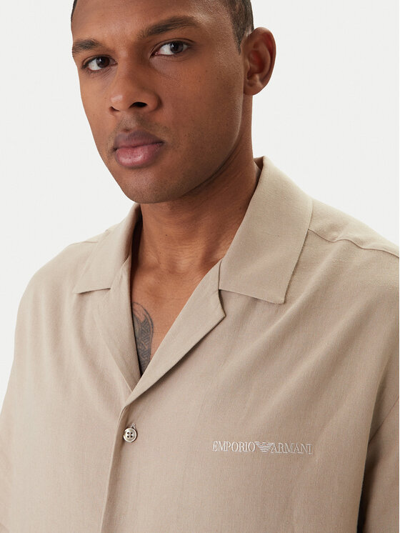 Emporio Armani Emporio Armani Camicia EM000593 AF20590 U6213 Beige Regular Fit