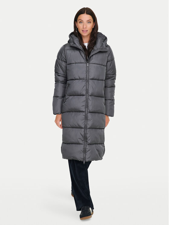 ONLY Kurtka zimowa Montana 15226559 Szary Relaxed Fit