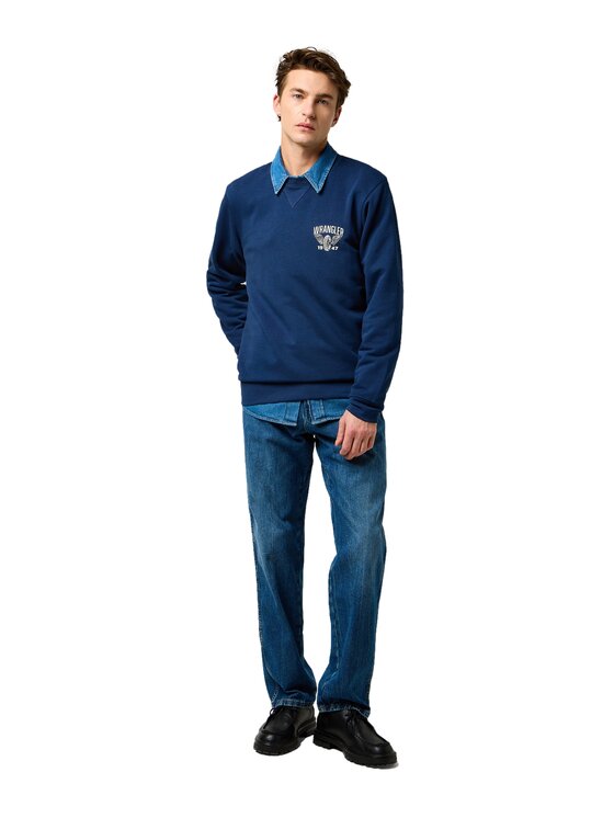 Wrangler Wrangler Jeansy 112370955 Niebieski Straight Leg