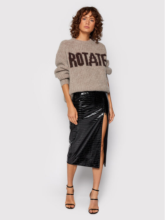 Gonna in similpelle Leeds Pencil Skirt-RT545 Nero