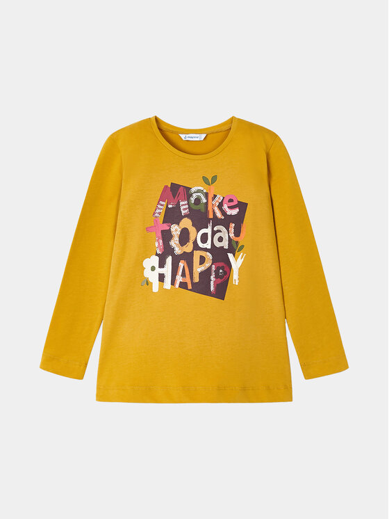 Mayoral Mayoral Särkpluus 4.015 Kollane Regular Fit