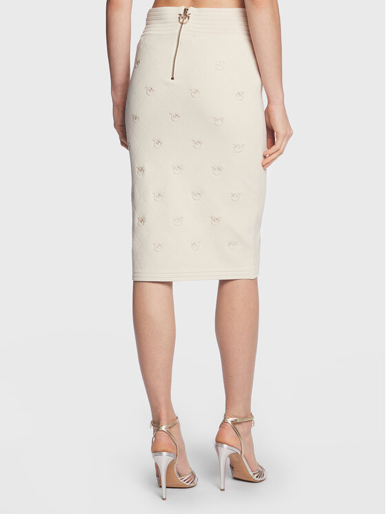 PINKO Pinko Spódnica ołówkowa 100144 A0HW Beżowy Slim Fit