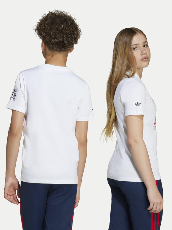 adidas adidas Tricou Graphic JV7694 Alb Regular Fit