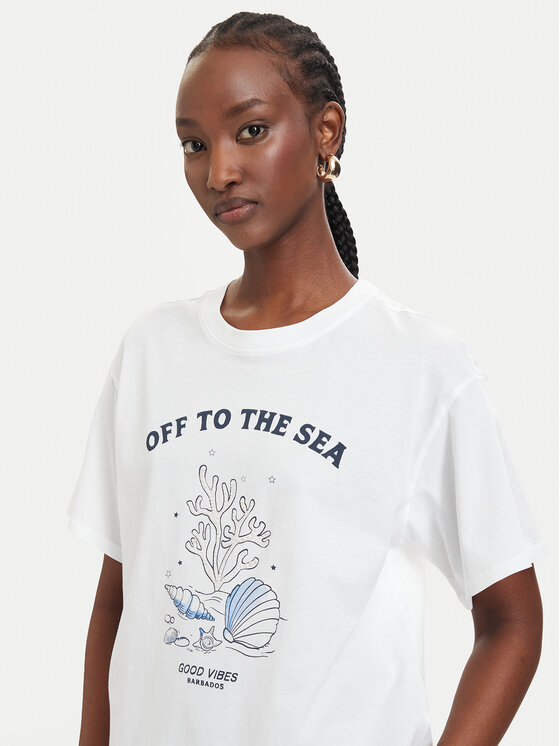 ONLY ONLY T-shirt Celine 15374989 Bianco Regular Fit
