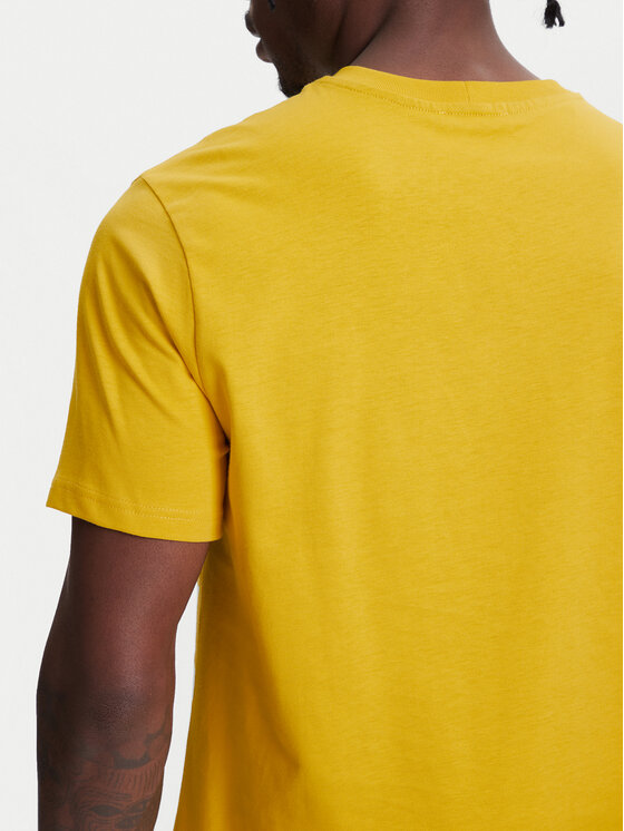 United Colors Of Benetton United Colors Of Benetton Marškinėliai 3MI5J1AF7 Geltona Regular Fit