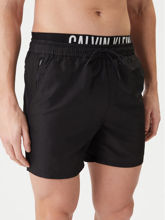 Calvin Klein Swimwear Calvin Klein Swimwear Plavecké šortky LV00N61015 Černá Regular Fit