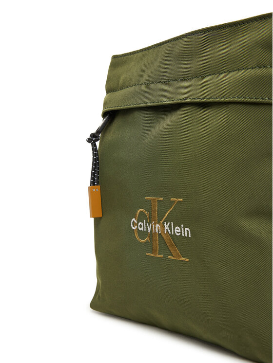 Calvin Klein Calvin Klein Crossover torbica Bold Flatpack LV04D3178G Zelena