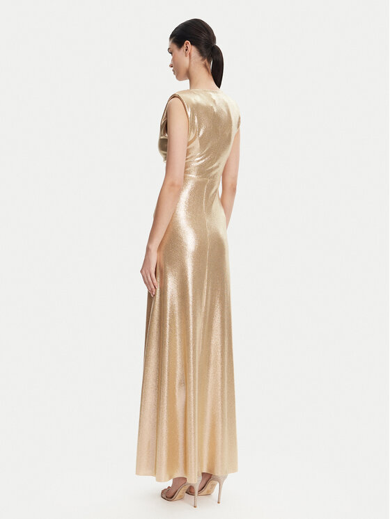 Rinascimento Rinascimento Rochie de seară CFC0019899002 Auriu Regular Fit