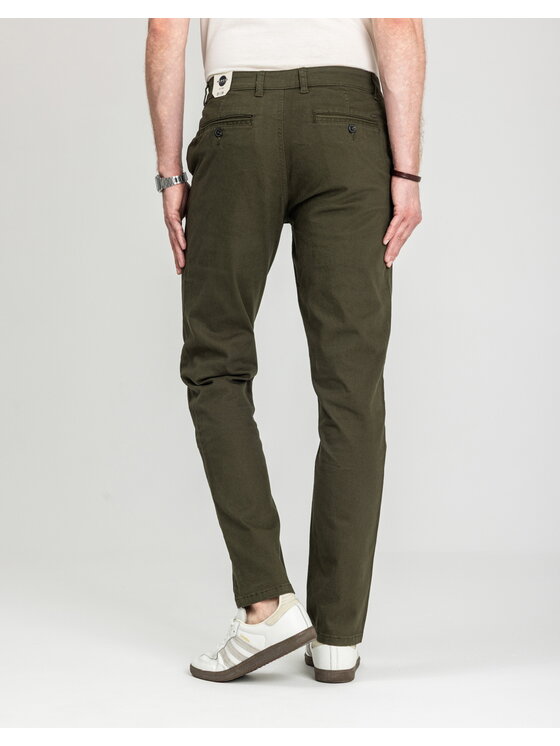 Marcus Marcus Pantaloni chino Gerry Chino 5052 Verde Regular Fit