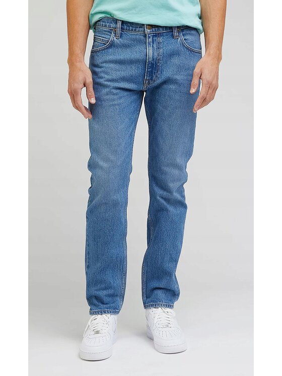 Lee Lee Jeansy Rider Niebieski Slim Fit