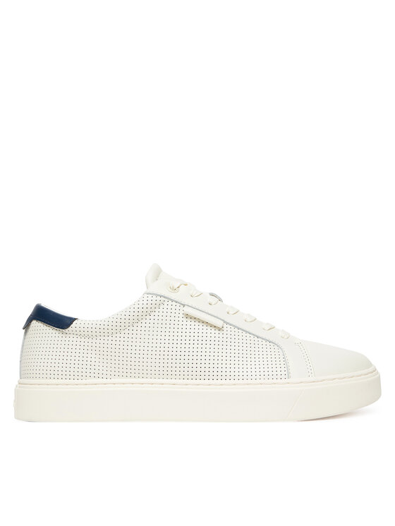 Calvin Klein Calvin Klein Sneakersy Clean Cup Low Laceup Perf Lth HM0HM01870 Biały